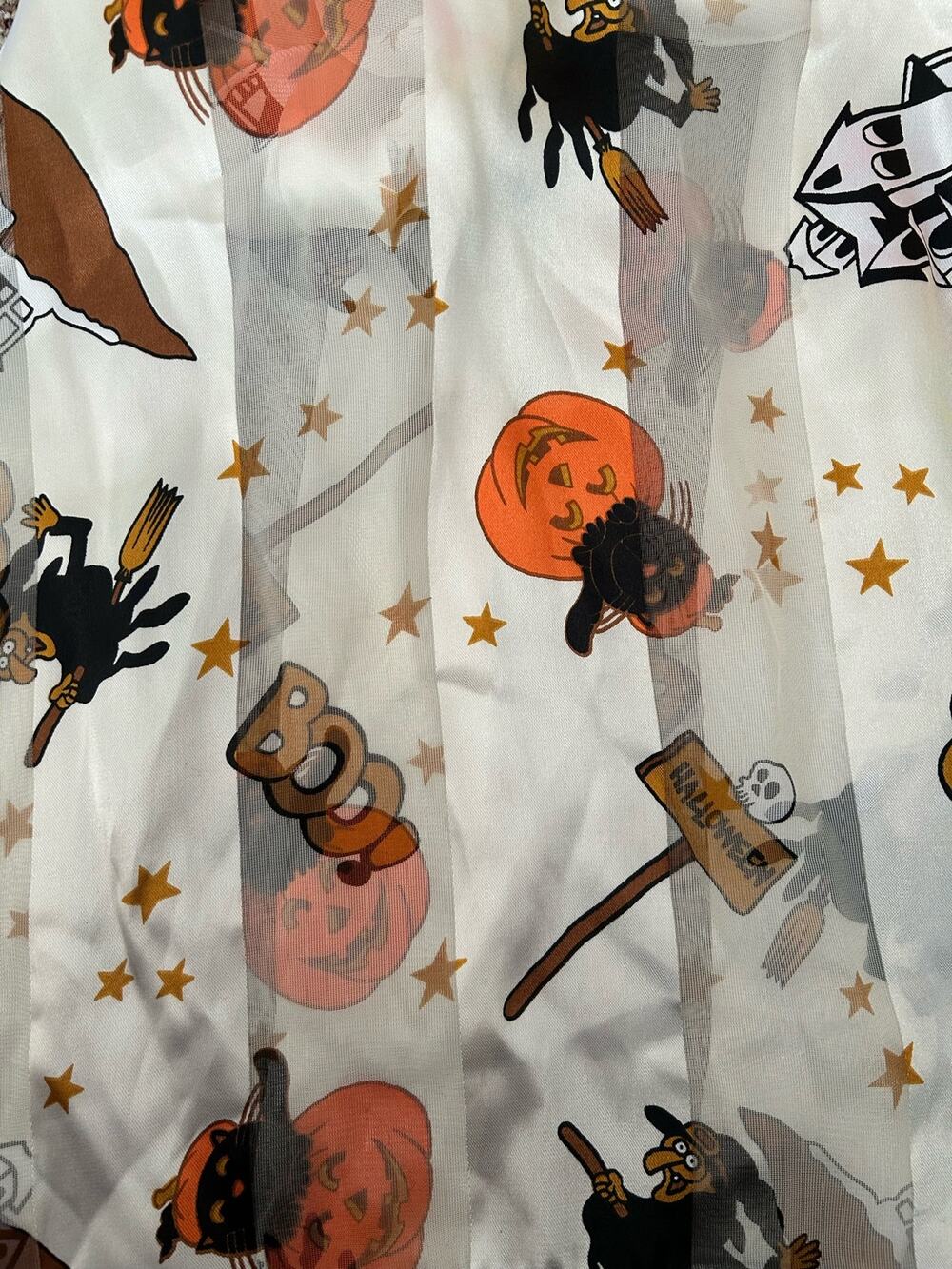 Halloween Scarf - 64 inches by 13 inches